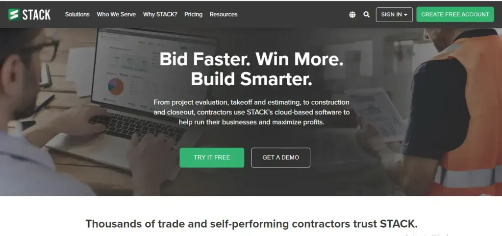 Thousands of contractors trust STACK