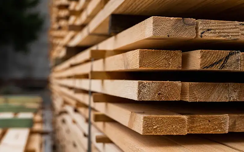 types of wood used in construction