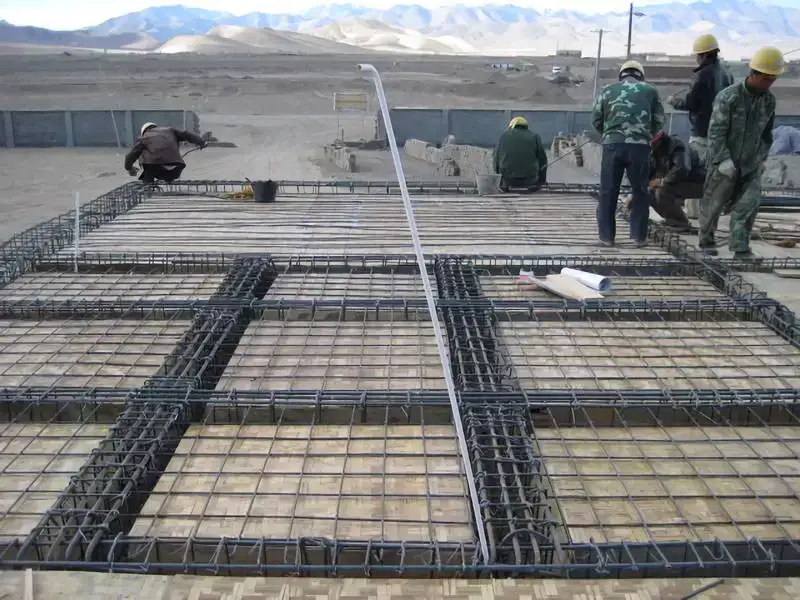 wire mesh in concrete,