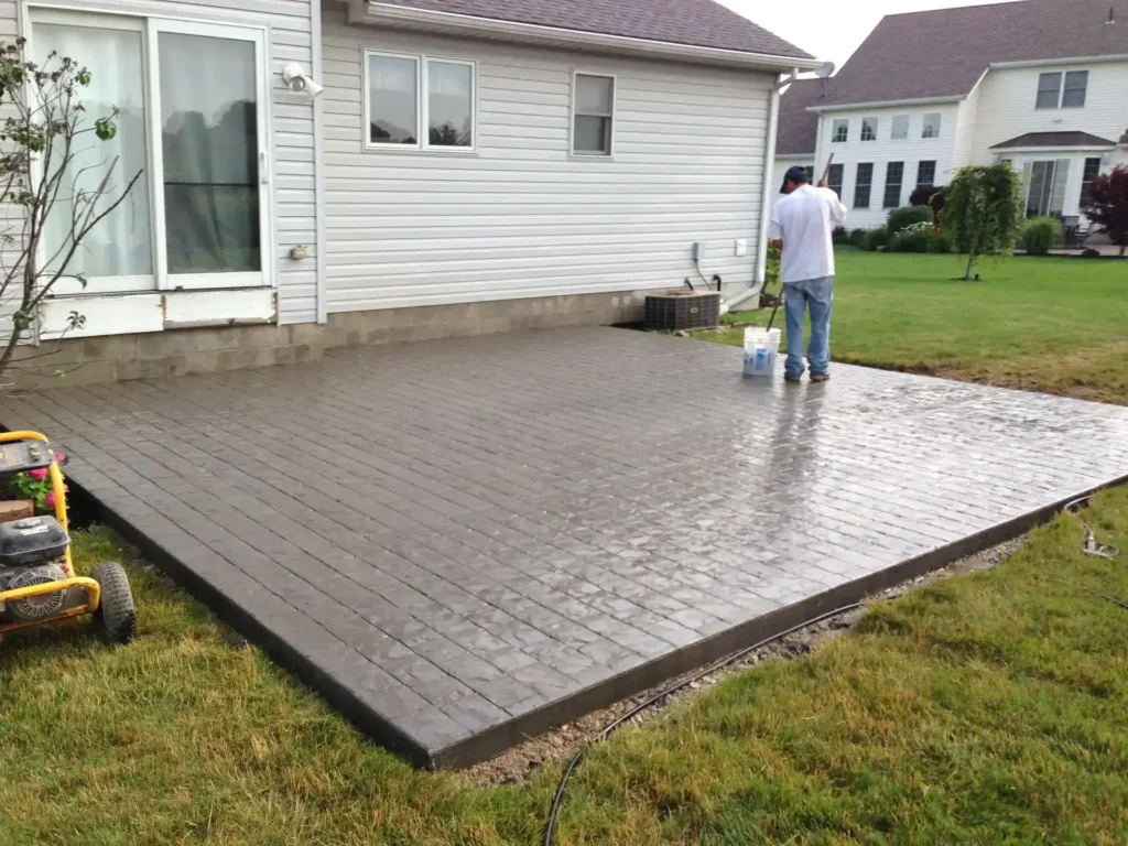 concrete yard